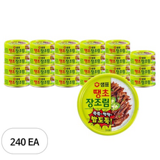 샘표 땡초 장조림 통조림, 90g, 240개