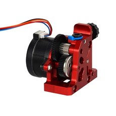HGX 라이트 올 메탈 익스트루더 고속 36mm 스테퍼 모터 및 1.75mm 필라멘트용 하드 스틸 기어 업그레이드 키트 PLA /ABS / PETG / TPU / PP / PC, 레드