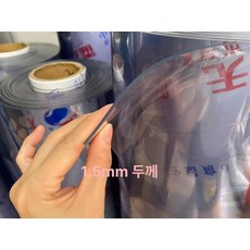 덮개 발수 패드 보호 필름 다용도 투명 테이블보, 1개, 기본 테이블보 사이즈, 투명1.5mm120 x 100cm