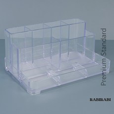 . 투명 다용도 책상 정리함 수납함 . 사무용 정리함