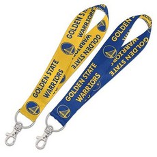 Wincraft NBA 밀워키 벅스 랜야드 키 스트랩 2.5cm(1인치), 골든 스테이트 워리어스, 1개