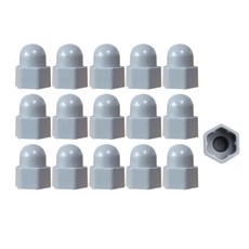 로켓볼트 스몰캡 PVC캡 볼트캡 너트캡 롱캡 마감캡 안전캡 육각캡, M24, 15개