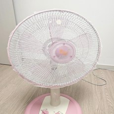 2color 선풍기커버 그물 40cm 밴드 보관 보호