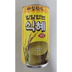 웅진 아침햇살 밥알없는 식혜 180ml, 180개