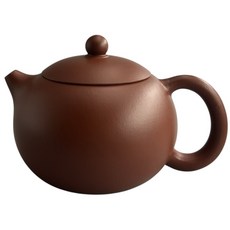 紅芳庭 紫砂朱泥手工西施壺 230ml - 經典泡茶壺，提升茶湯口感, 朱泥, 1個