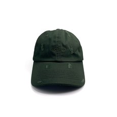 XCTRL LOGO破壞彎帽-軍綠