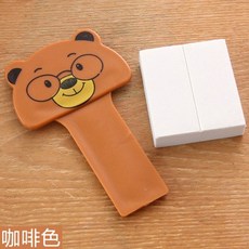 【金便利】卡通提蓋器, 咖啡色-小熊