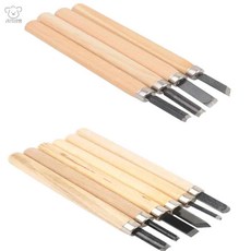 리4치점빵 아트나이프 원목 다용도 조각칼, 4P