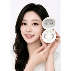 자석속눈썹 내추럴자연컬 노글루 원터치 데일리 셀프 부분가닥 마그네틱 럭키레쉬 셀프연장, 1개, 블랙