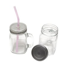 시노글라스 손잡이머그 유리 450ml 머그잔 커피잔 32077pc 1(pc), 민자
