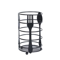 筷子籠 創意 瀝水 不鏽鋼收納筒, 1個, 圓形