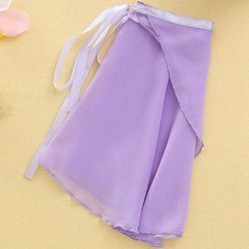 세련되고 우아한 여성 필라테스 요가 커버업 웨어 발레복 랩스타일 스커트