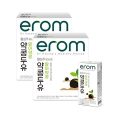 이롬 황성주 국산콩두유 발아약콩두유 190ml 32팩, 32개
