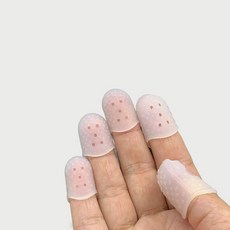 실리콘 골무 손가락 다용도, 1개, 2. 투명 3호