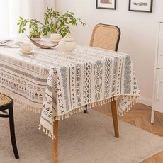 주방테이블커버 방수 홈데코 패턴 식탁보, BOHEMIAN1