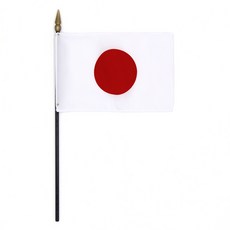 인사동공예 미니 탁상기 깃발 세계 국기 만국기 10x15cm, 1개, 일본