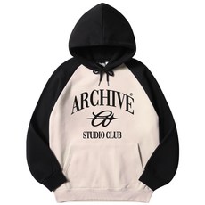 브랜드정품 어나더 아카이브 ANOTHER ARCHIVE 래글런 에이스텔라 후드티_크림 254075