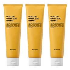 맥클린 워터제로 헤어 에센스 트리트먼트 140ml 3개입 노워시 헤어팩 손상모, 3개