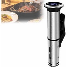 1200W 정밀 침지 서큘레이터 디지털 LED 터치 컨트롤 및 타이머가 장착된 수 비디오 쿠커 열 기계 IPX7 방수 빠른 사이클 사용자 친화적이고 소음이 적은 요리용 제품, 1200W 정밀 침지 서큘레이터 디지털 LED 터치 컨