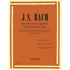 (영문도서) SEI Sonate E Partite (6 Sonatas and Partitas) for Violin Solo Paperback, Ricordi, English, 9781540091789