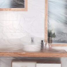 방진 페인트 오염방지 비닐 2.7X20m 3X20m, 스티커형, 1개