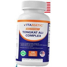 비타마틱 통캇 알리 추출물 2001 남성용 롱잭 유리코마 롱기폴리아 당 1800mg 파도기아 아그레티스 20, 비타마틱 통캇 알리 추출물 2001 남성용 롱잭 유리코, 1개