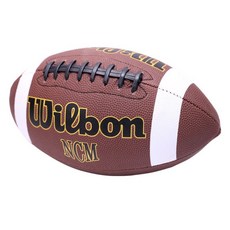 NFL美式橄欖球標準比賽用球 送禮/訓練, 1個, 6號耐用橄欖球 贈送：氣針+網兜