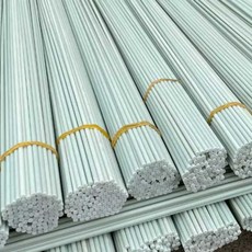 파이프 조립식 롤당미터 활대 원예농업용 농업용 5mm 화이트 온실 100개 하우스 2.4m, R. 직경 6mm 길이 2.2m 100개