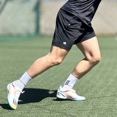 예스브로 남녀공용 4부 스판 축구 반바지
