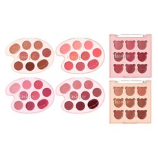 [코코러빈] 베이스컬러 포인트컬러 글로스까지 올인원 [무드 페인팅_ 립앤치크 팔레트] -#dasique-, 1개, 코랄컬러링+코랄컬러링