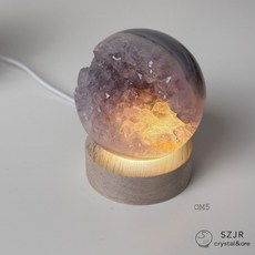 石至晶日 夢幻藍瑪瑙紫晶開口笑瑪瑙球，天然瑪瑙全拋光可透光，招財納福精品擺件, 1個