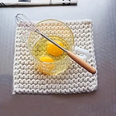 1PC/3PCS 스테인레스 스틸 거품기(솔리드 우드 핸들 포함) 주방용 계란 거품기 크림 믹서 거품기, 기타, 02 1pcs