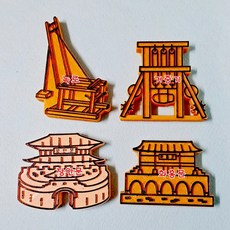 화홍문 수원화성 장영실 석고방향제만들기, 4색, 랜덤