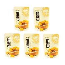 美味森市甘栗仁，獨立包裝，口感綿密，香甜可口，健康零食，隨時享受, 50公克, 5個
