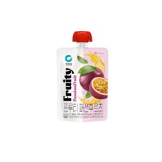 [얌얌마켓] 청정원 프루티 패션후르츠 과일 주스 음료 박스, 40개, 100ml
