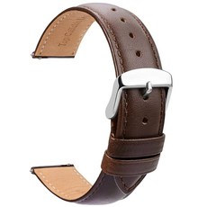 TStrap 시계 벨트 가죽 22mm - 가죽 손목시계 밴드 - 가죽 스마트 시계 교환 벨트-14mm 16mm 18mm 19mm 20mm 21mm 23mm 24mm