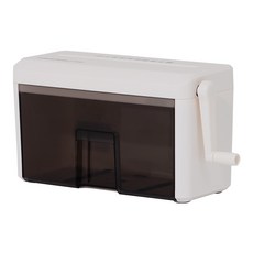 카피어랜드 A4 탁상용 문서세단기 소형 3.5L, 화이트 + 블랙, S180