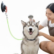 D-PE1-0337-01 반려동물 목욕줄/윙, 2개, 블랙