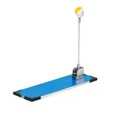 가정용 연습기 탁구연습기 탁구러버 탁구연습 서브 스매싱 훈련용 탁구장 리턴보드 이동식, 1개, 탁구 훈련기 한 대에는 탁구공 네 개가 포함되어 있습니