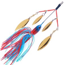 1Pcs Spinnerbait 지갑 미끼 Multirota 스피너 스푼 파이크 태클 모든 인공 금속 장식 조각, 03 1