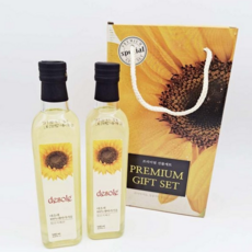 해바라기 씨 오일 500ml 명절 선물용 해바라기유 선물 2병 식용유 식료품 추석 기름 설날