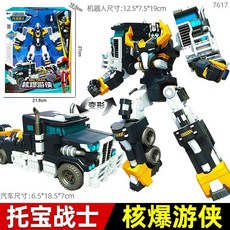 台灣熱賣 托寶戰士銀河偵探音速雷霆變形玩具汽車金剛脫保拖寶托班兄弟, 卡車【核爆游俠】, 1個