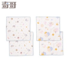 奇哥 比得兔天絲紗布手帕4入