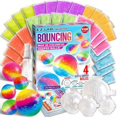 FunKidz DIY 탱탱볼 만들기 키트 테니스공 사이즈 모델 포함 6-12세 남아 ...
