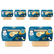 Gerber 嘉寶 孩童食物泥 2入組, 香蕉口味, 142g, 6組