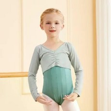 여아 주니어 발레복 볼레로 슈러그 키즈 발레 드레스 어린이 긴팔 가디건