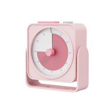데이루틴 무소음 타이머 뽀모도로 구글 타임 60분, 1개, PINK