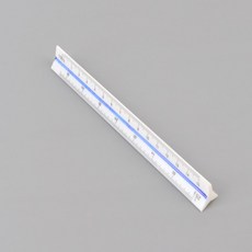 제도용자 삼각스케일자 축척자 눈금자 15cm 30cm, 15cm저배율