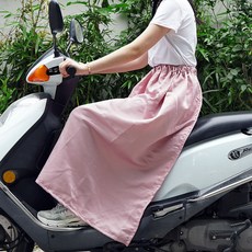 摩託車防曬裙遮腿布免穿式百搭半身裙電車圍裙自行騎車防曬腿夏季