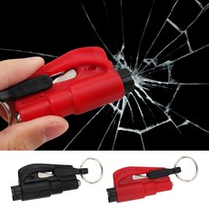 자동차 안전 비상 망치 자동 유리 창 차단기 안전 벨트 커터 휴대용 절단기 인명구조 탈출/정직한사람들, 블랙, 1개